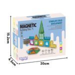 Magnetinis konstruktorius 3D pilių statybai 30 dalių