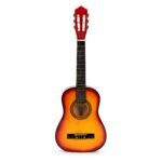 Medinė klasikinė šešių stygų gitara vaikams