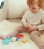 Medinė meškučio formos piramidė su 11 detalių – Paveikslėlis 5