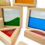 Medinės sensorinės kaladėlės su skysčiais ir biriais užpildais – Paveikslėlis 2