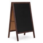 Medinis dvipusis kreidinis reklaminis stovas 83x50 cm – Paveikslėlis 5