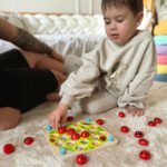 Medinis edukacinis atminties žaidimas boružėlė