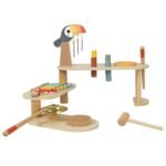Medinis lavinamasis muzikinis staliukas su instrumentais – Paveikslėlis 8