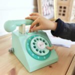 Medinis retro telefonas vaidmenų žaidimams, 4 dalių rinkinys – Paveikslėlis 3
