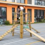Medinis visapusiškas laipiojimo bokštas su tinklu – Paveikslėlis 6