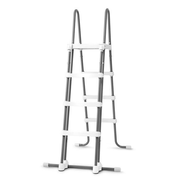 Metalinės baseino kopėtėlės 122 cm aukščio su neslystančiais laipteliais