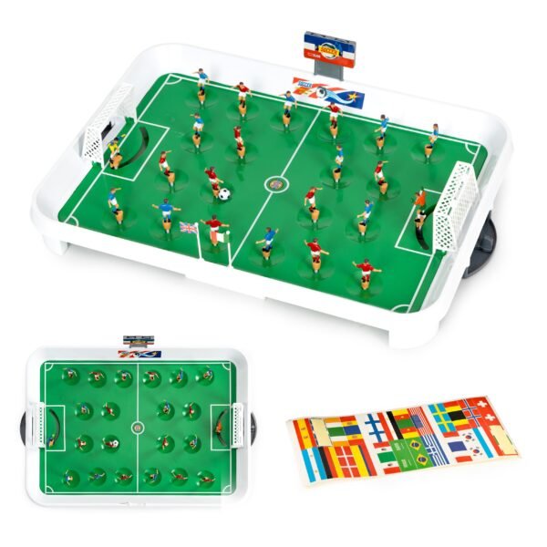 Mini stalo futbolas su spyruokliniais žaidėjais