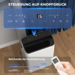 Mobilus oro kondicionierius 12000 BTU su inverteriu ir reguliuojamu 60° oro srautu