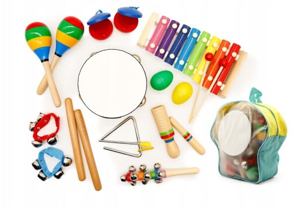 Muzikinių instrumentų rinkinys vaikams su kuprine