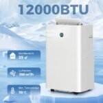 Oro kondicionierius mobilus 12000 BTU, 4 funkcijų ir išmaniuoju WiFi valdymu