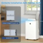 Oro kondicionierius mobilus 12000 BTU, 4 funkcijų ir išmaniuoju WiFi valdymu