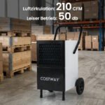 Oro sausintuvas profesionalus pramoninis su pompa 60 l/d našumo (Juoda) – Paveikslėlis 4
