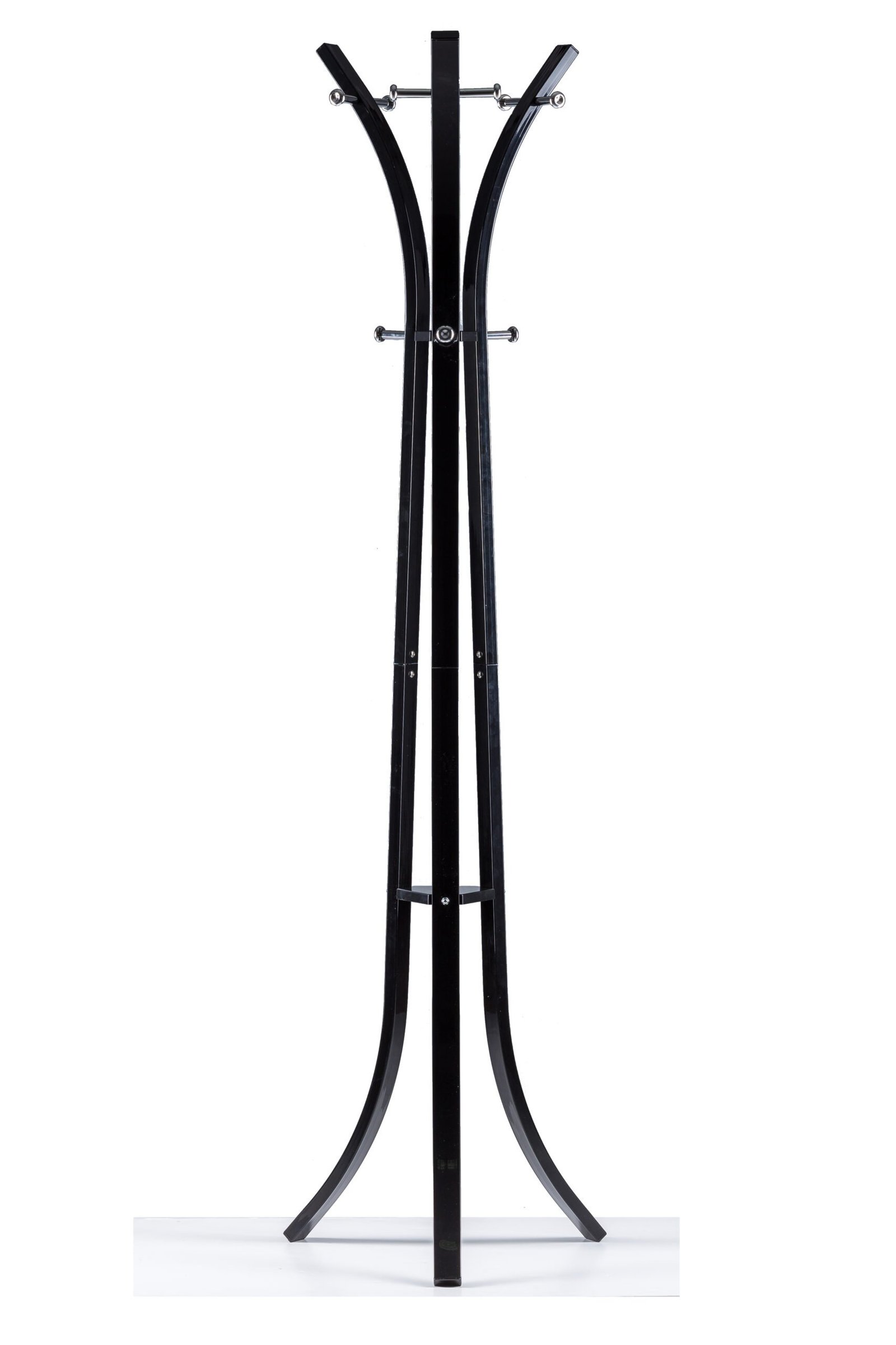 Pastatoma metalinė juoda drabužių kabykla Pastatoma metalinė juoda drabužių kabykla