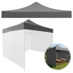 Paviljono pilka stogo danga 3x3 m iš 420D PVC audinio
