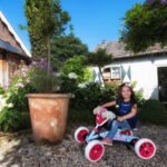Pedalinis kartingas tyliais ratais 2–5 metų vaikams