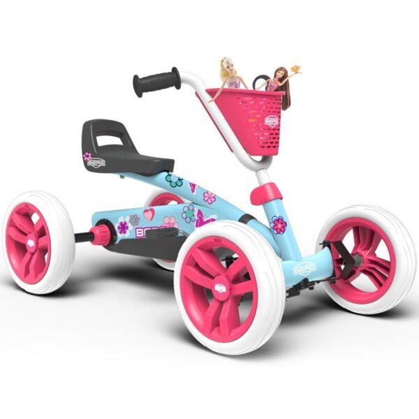 Pedalinis kartingas tyliais ratais 2–5 metų vaikams