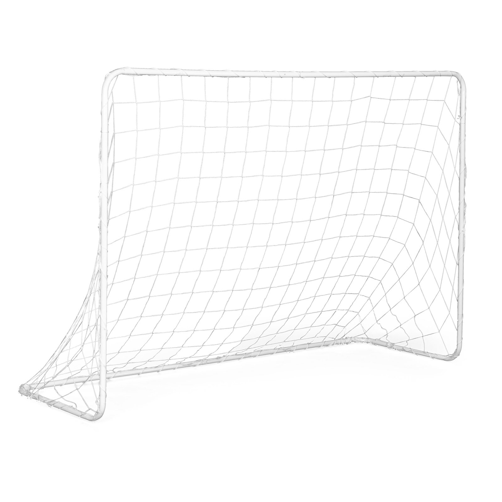Plieniniai futbolo vartai su tinklu 180 x 122 cm