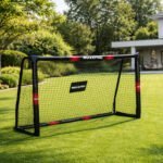 Plieniniai futbolo vartai su tinklu 180x120 cm – Paveikslėlis 3