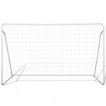 Plieniniai futbolo vartai su tinklu, 240x160 cm