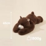 Pliušinis svorinis raminantis meškiukas 1.5 kg 65 cm – Paveikslėlis 4