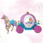 Princesės rinkinys: lėlė, karieta, arkliukas ir apšvietimas – Paveikslėlis 4