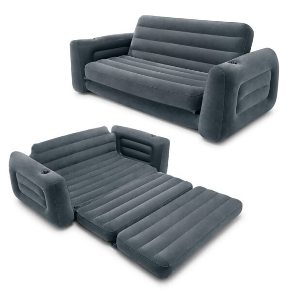 Pripučiama transformuojama sofa-lova du viename