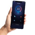 Pripučiamas hidromasažinis baseinas 4 asmenims 196x71 cm su Wi-Fi