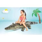 Pripučiamas krokodilo formos plaukiojimo čiužinys 171 cm