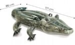 Pripučiamas krokodilo formos plaukiojimo čiužinys 171 cm
