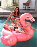 Pripučiamas plaukiojimo čiužinys-flamingas – Paveikslėlis 3