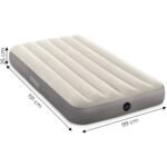 Pripučiamas veliūrinis čiužinys vienam asmeniui 191x99 cm – Paveikslėlis 10
