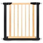 Reguliuojama 74-80 cm medžio ir metalo apsauginė tvorelė durims ir laiptams