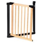 Reguliuojama 74-80 cm medžio ir metalo apsauginė tvorelė durims ir laiptams