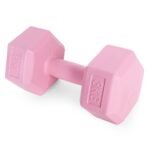 Rožiniai šešiakampiai hanteliai 2x3 kg
