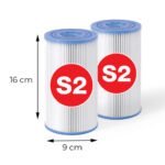SPA kubilo teryleno filtrų S2 tipo rinkinys, 2 vnt. – Paveikslėlis 3