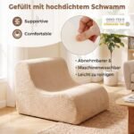 Sėdmaišis ergonomiškas lenktas su didelio tankio putplasčiu (Smėlio) – Paveikslėlis 4