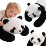 Sensorinis sunkumo pliušinis žaislas panda 65 cm 1