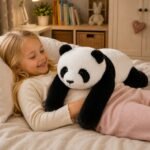 Sensorinis sunkumo pliušinis žaislas panda 65 cm 1,5 kg – Paveikslėlis 2