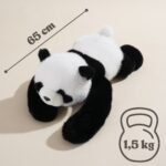 Sensorinis sunkumo pliušinis žaislas panda 65 cm 1,5 kg – Paveikslėlis 7