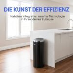 Šiukšliadėžė su automatiniu jutikliniu dangčiu, 50 l, nerūdijančio plieno – Paveikslėlis 6