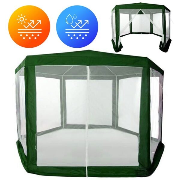 Sodo ir renginių paviljonas 2x2 m su tinkleliu