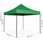 Sodo paviljonas automatinis 3x3 m reguliuojamo aukščio – Paveikslėlis 10