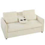 Sofa-lova 3 viename su reguliuojama atrama ir praktiškomis detalėmis