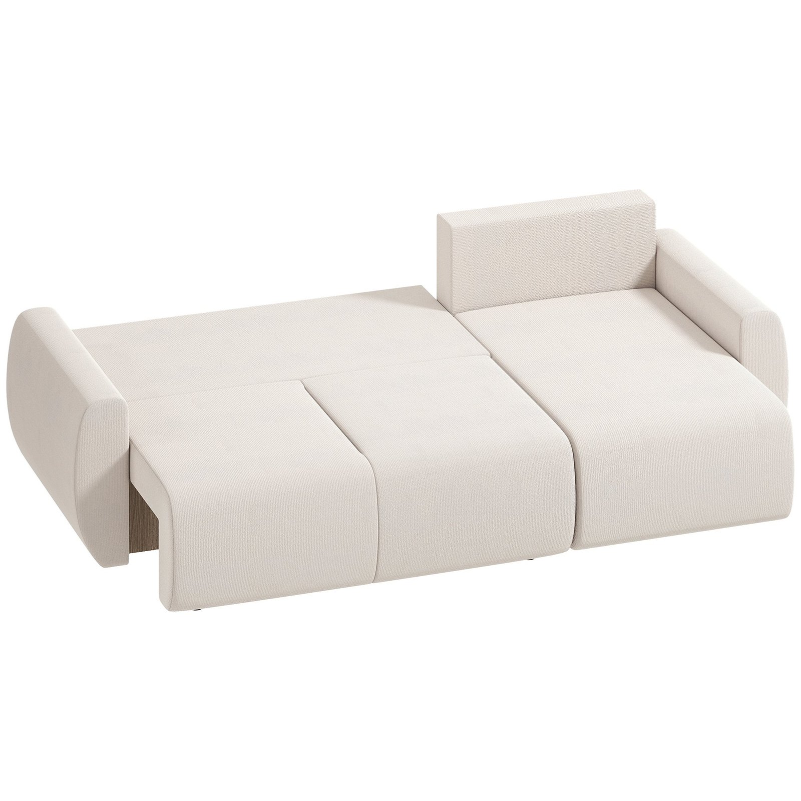 Sofa-lova L formos trivietė veliūrinė su apverčiamu gultu ir daiktadėže Sofa-lova L formos trivietė veliūrinė su apverčiamu gultu ir daiktadėže