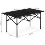 Staliukas sulankstomas, stovyklavimui, 95x55 cm, su transportavimo krepšiu – Paveikslėlis 10