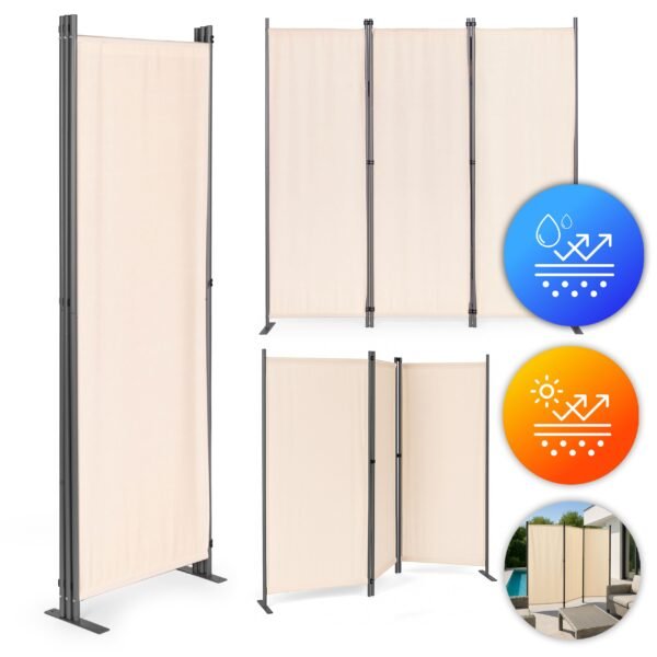 Sulankstomas 3 panelių lauko ir vidaus paravanas