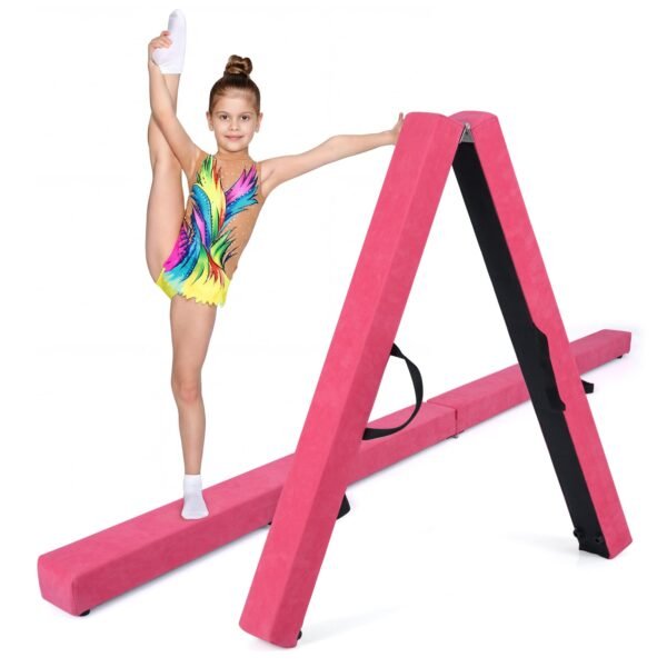 Sulankstomas gimnastikos balansyras 2 1 m (Raudona)