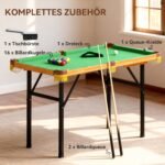Sulankstomas mini biliardo stalas su priedais – Paveikslėlis 5