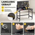 Sulankstomas mobilus darbastalis su įrankių lenta – Paveikslėlis 5