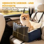 Šunų autokėdutė su dviguba tvirtinimo sistema ir plaunamu užvalkalu iki 5 kg – Paveikslėlis 5